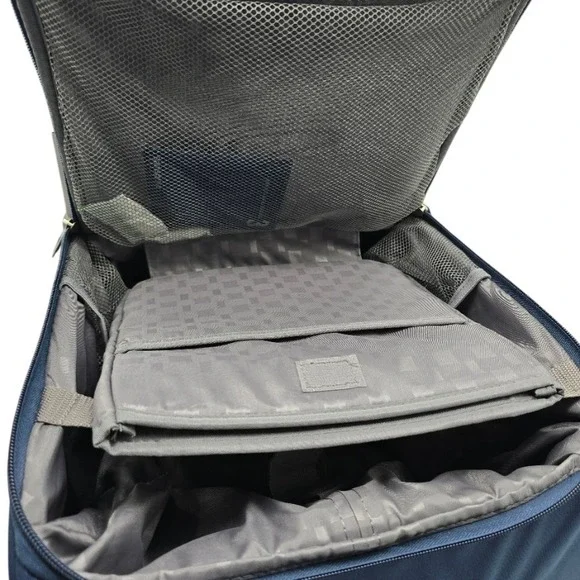 Samsonite Underseat Carry-On Spinner Luggage USB Port Blue One Size Travel